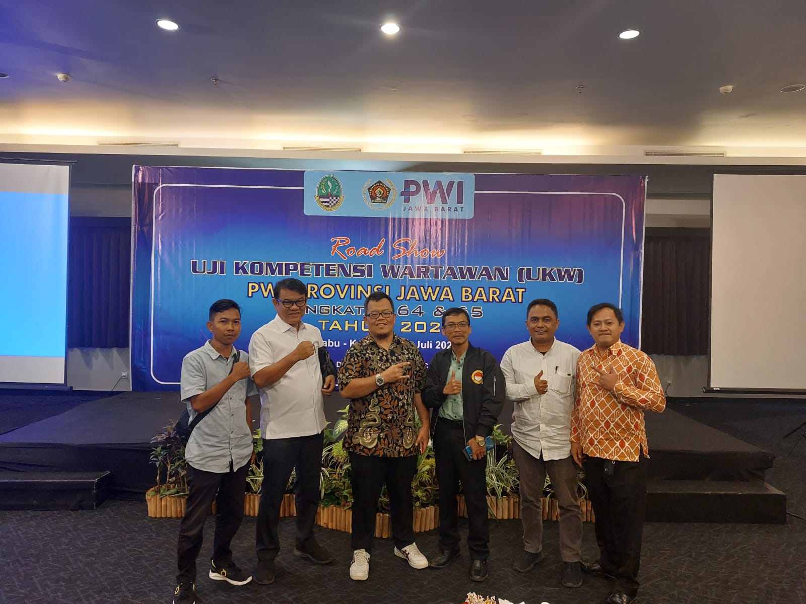 Uji Kopetensi Waratwan (UKW)angkatan 64 -65 PWI Provinsi Jabar 2023