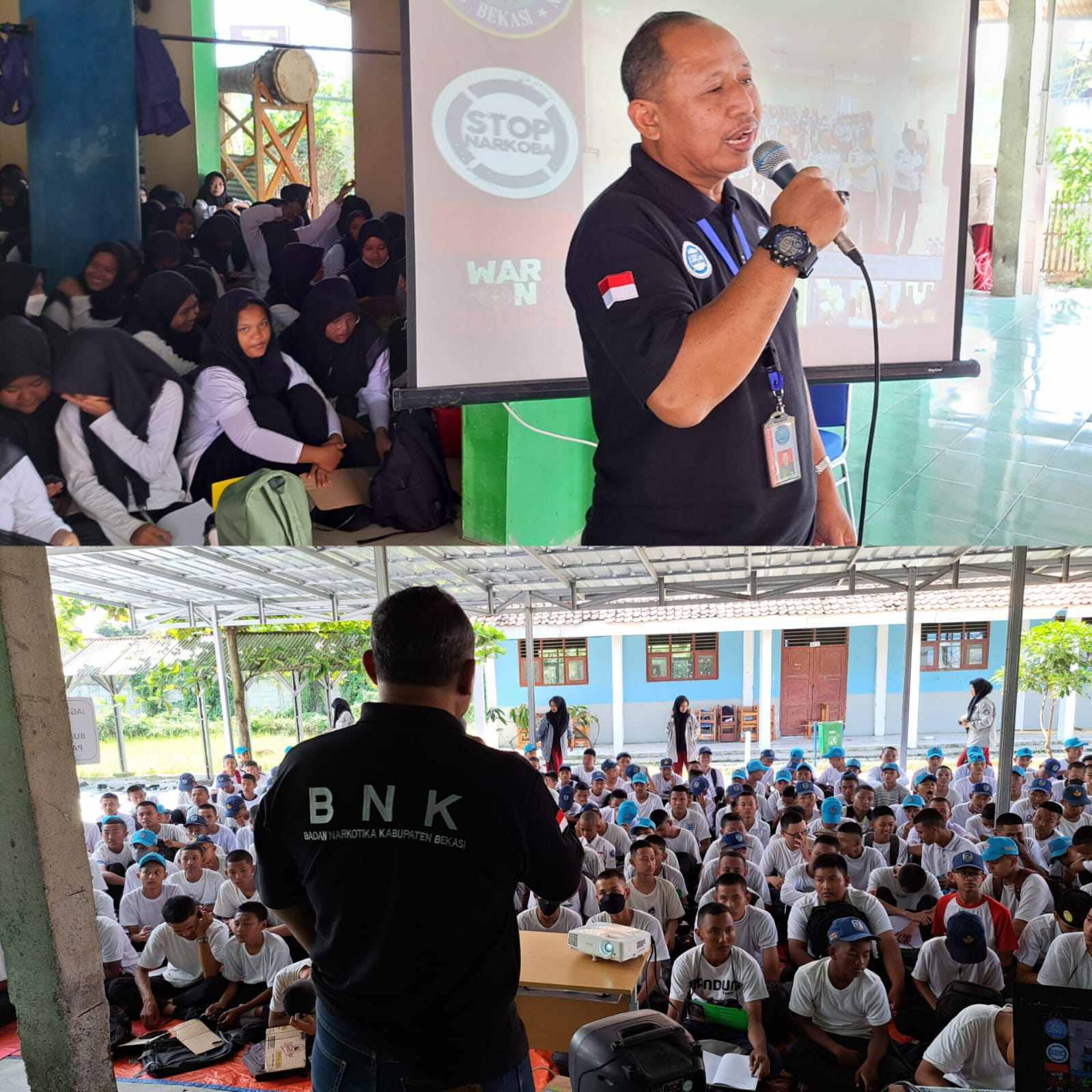 BNK Bekasi Sosialisasi P4GN di SMK 01 Tambun Utara