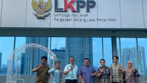Keterangan gambara :Kunjungan Ketua Umum PPDI ke LKPP