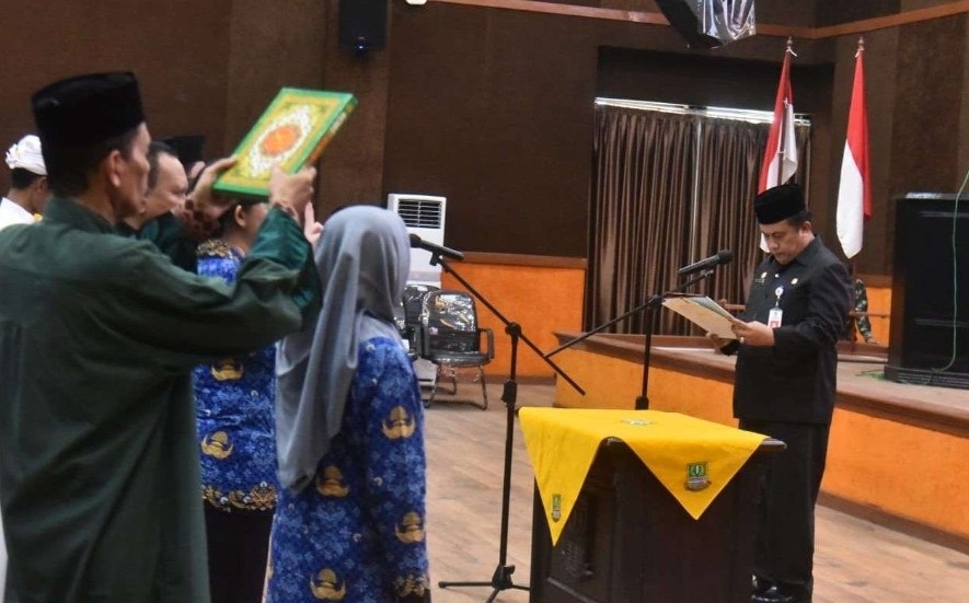 Dedy Supriyadi Sekda Kab.Bekasi melantik 323 ASN Pejabat Fungsional 