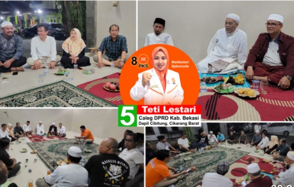 Keterangan gambar : acara deklarasi dukungan DMI dan DKKB    Bekasi kepada Caleg Teti Lestari