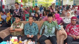 Camat Karangbahagia Kab.Bekasi Karnadi hadiri pembukaan PUSJAWARA Bazar UMKM di Desa Sukaraya, (Kamis 31/08/2023)