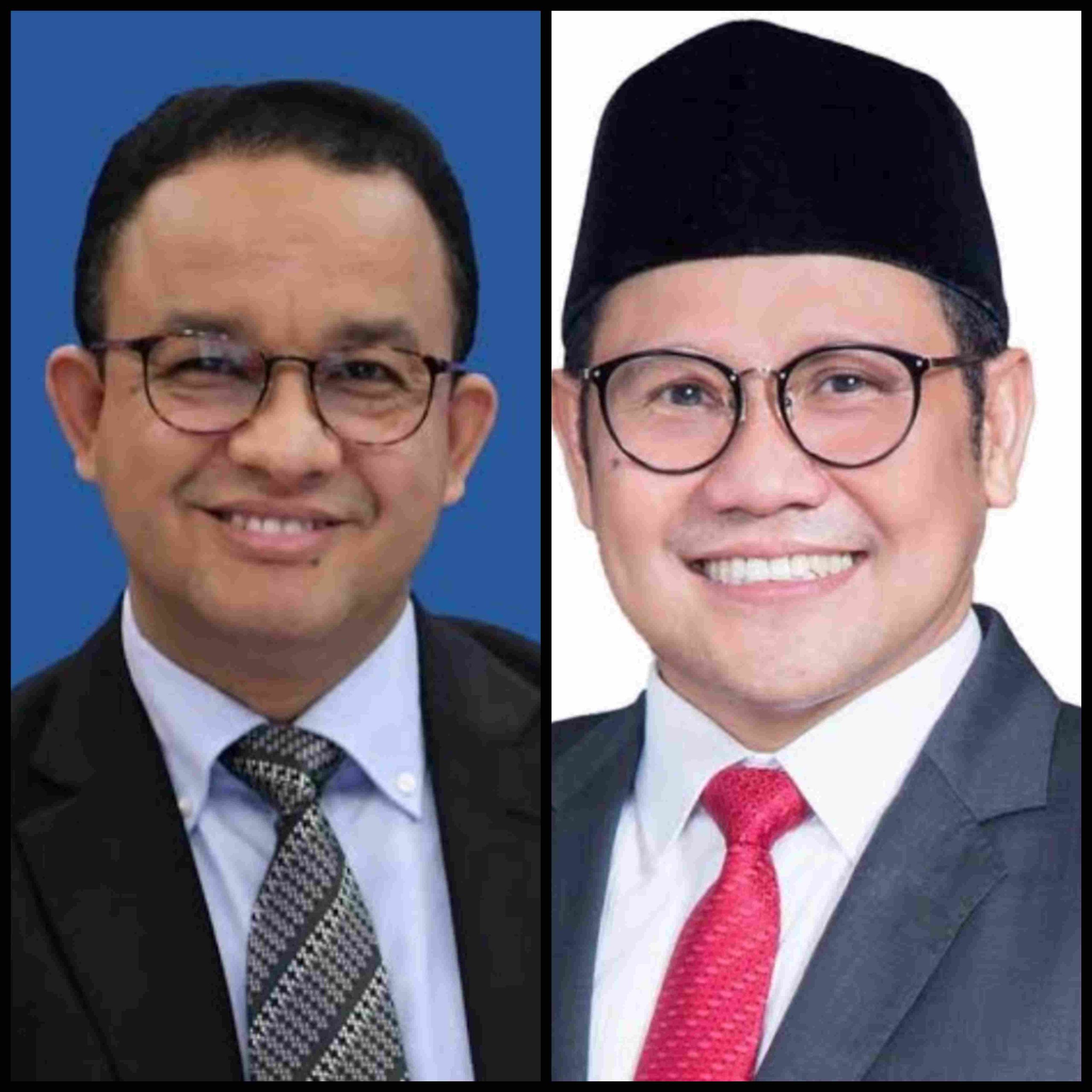 AMIN (Anies - MuhaiMIN), Menang atau Kalah ? 1 Anies Baswedan dan Muahimin Iskandar Capres dan calon wapres pasangan AMIN 2024