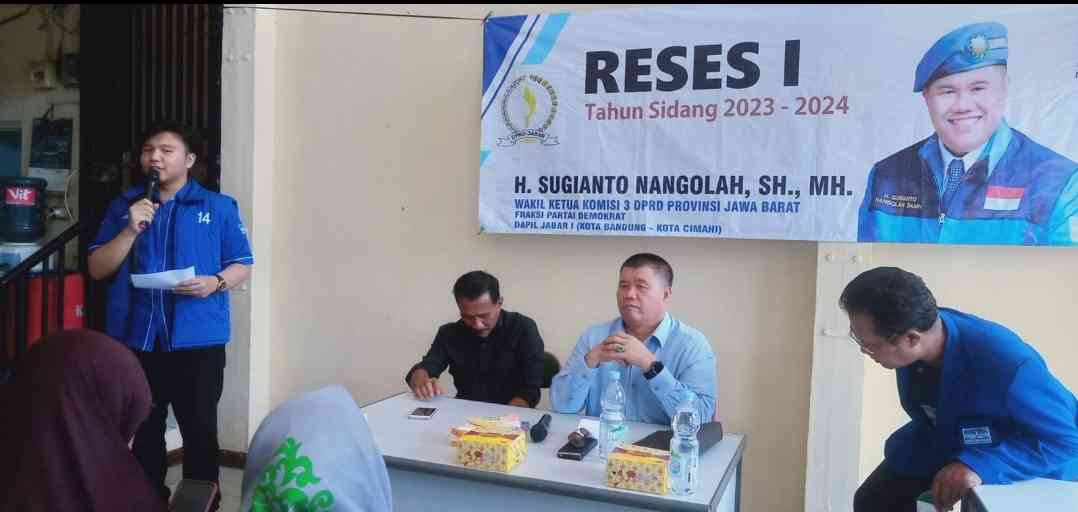 Keterangan gambar : Acara Reses Anggota DPRD Provinsi Jawa Barat  H.Sigianto Nagolah SH.MH