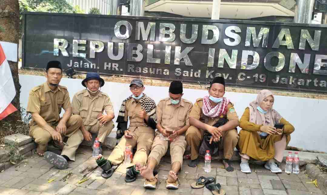 Aksi Longmarch FKGHPAI Kabupaten Bekasi di Ombudsman RI 