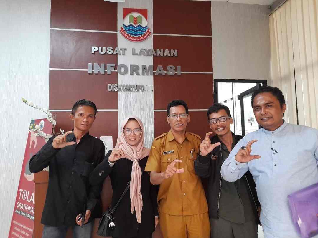 Keterangan gambar: Kunjungan Pimpinan Media Online IMG GRUP ,SinarPos.com dan Satunews.id