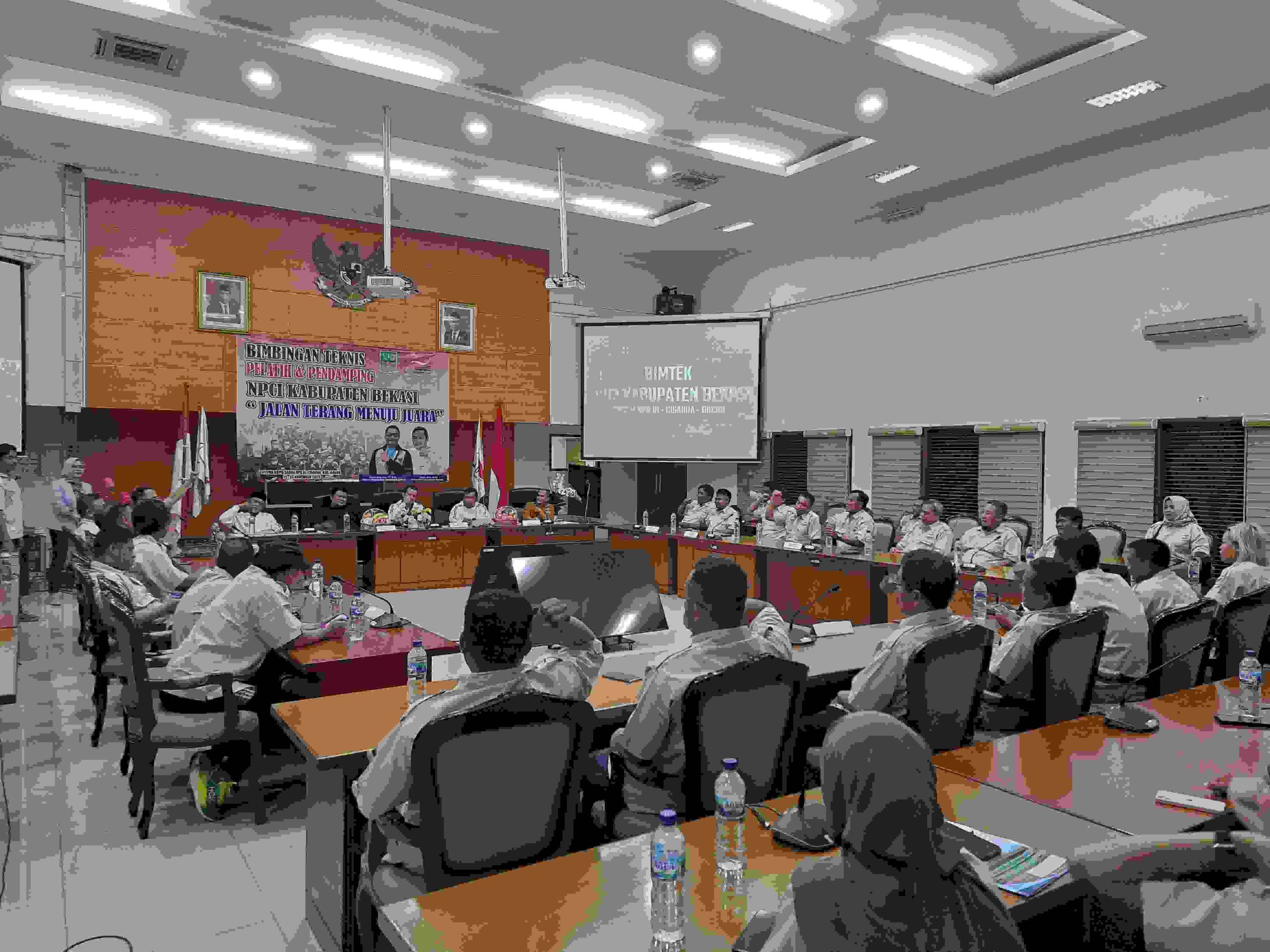 Keterangan gambar: Bimtek, Pelatih dan Pendamping NPCI (Bogor, 21/11/2023)