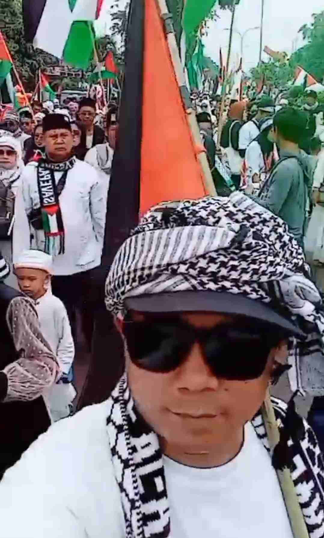 Aksi Solidaritas Palestina di Karawang Jabar (Minggu, 26/11/2023)