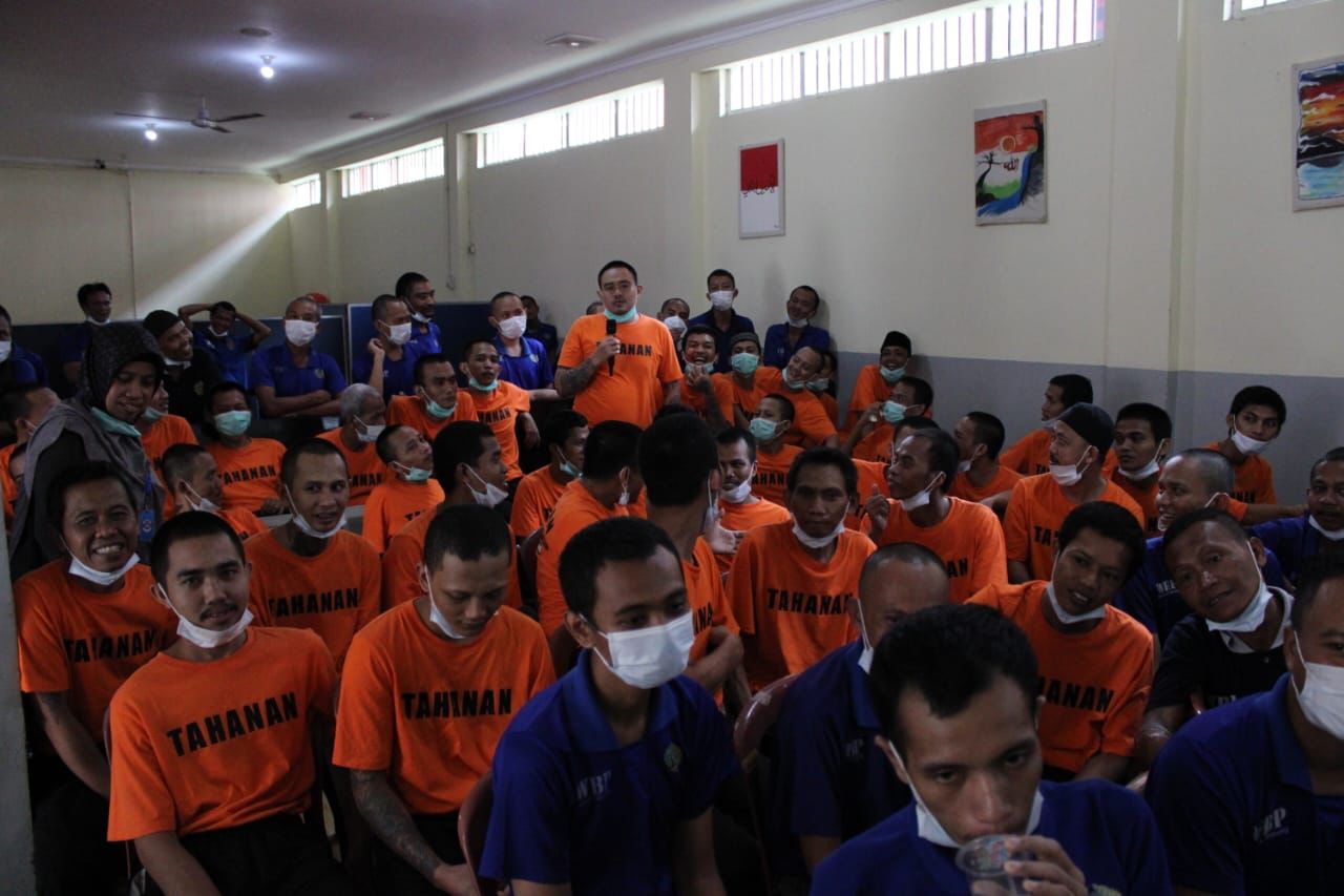 Keterangan : Warga Binaan Lapas Cikarang 